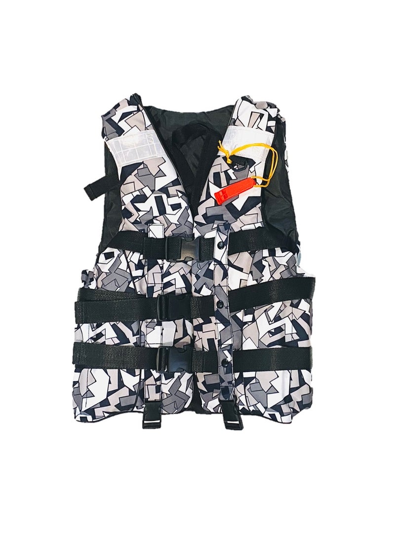 J04 Life Jacket Premium Buoyancy Vest For Adults And Kids Adjustable Fit, Available In 3 Different Mesmerizing Colors And 5 Different Sizes