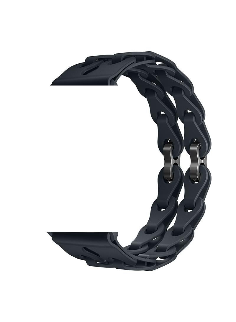 Y&D For Apple 38/40/41mm Fashion Hollow Silicone Bracelet Strap - Image 1