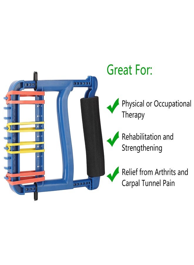 YPCBYNBS Hand Exerciser,Strength Training Grip Strengthener for Physcial Therapy,Blue - Image 2