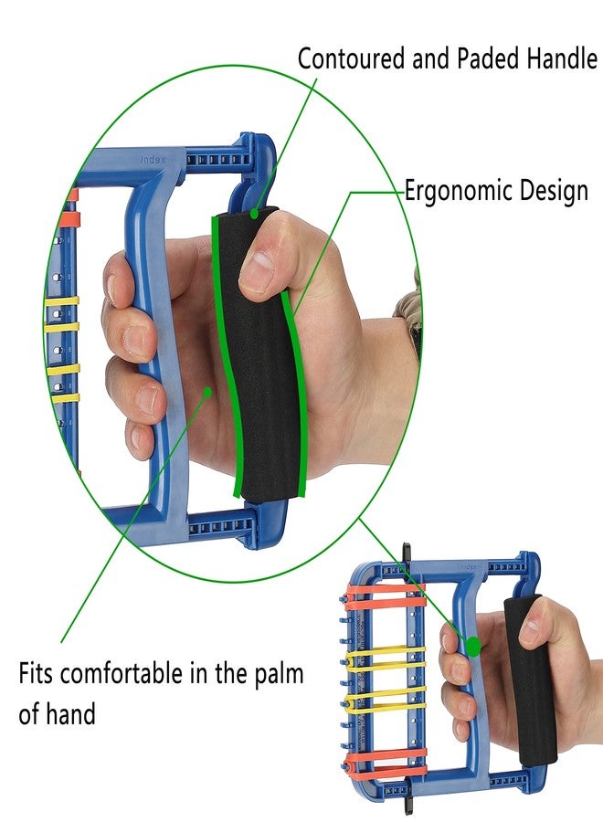 YPCBYNBS Hand Exerciser,Strength Training Grip Strengthener for Physcial Therapy,Blue - Image 3