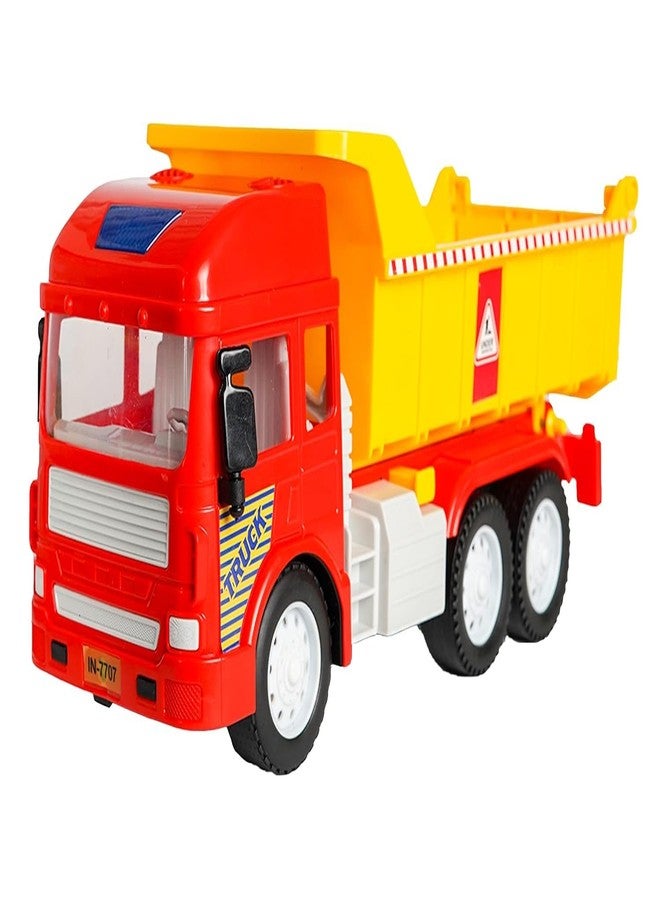 DEOXY Construction Dumper Transport Truck Toy Set with Frionction Powered Educational Building Toys for Toddlers, Boys & Girls - Image 1