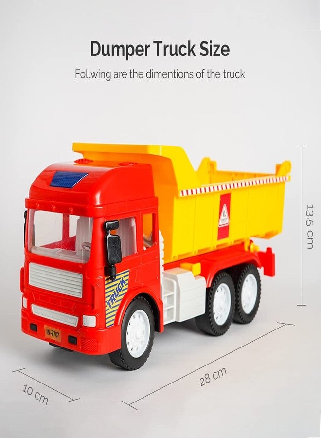 DEOXY Construction Dumper Transport Truck Toy Set with Frionction Powered Educational Building Toys for Toddlers, Boys & Girls - Image 4