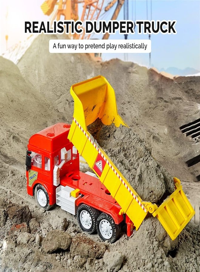 DEOXY Construction Dumper Transport Truck Toy Set with Frionction Powered Educational Building Toys for Toddlers, Boys & Girls - Image 2