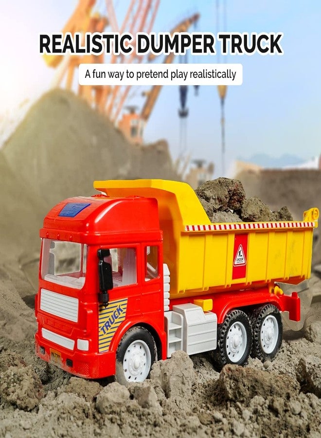 DEOXY Construction Dumper Transport Truck Toy Set with Frionction Powered Educational Building Toys for Toddlers, Boys & Girls - Image 3