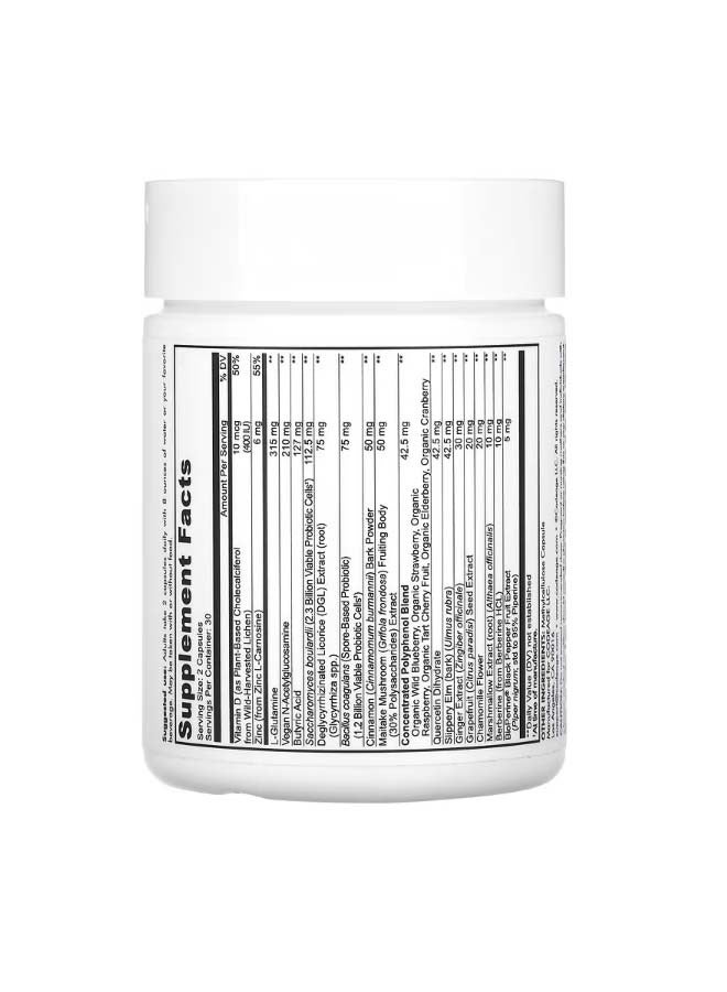 كوديدج Digestion Leaky Gut Formula 60 Capsules - Image 2