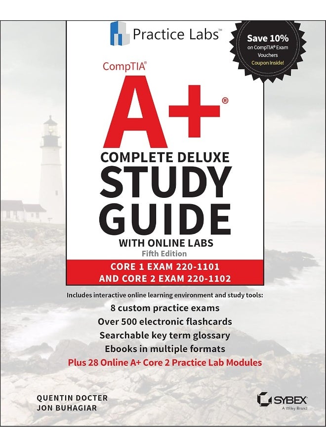 null - CompTIA A+ Complete Deluxe Study Guide with Online Labs: Core 1 Exam 220-1101 and Core 2 Exam 220-1102 - Image 1