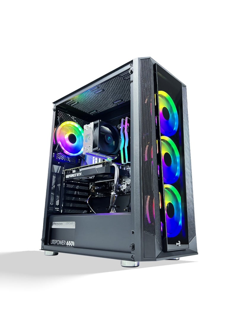 Game Sekret Smartpack Gaming PC - Intel Core i5-11400F Processor | NVIDIA RTX 3050 6GB GPU | 16GB DDR4 RAM | 500GB M.2 NVMe SSD + 1TB HDD | Air Cooler | WiFi/Bluetooth Ready | Windows 11 Pro | Game Sekret Desktop Computer Tower  - Image 1