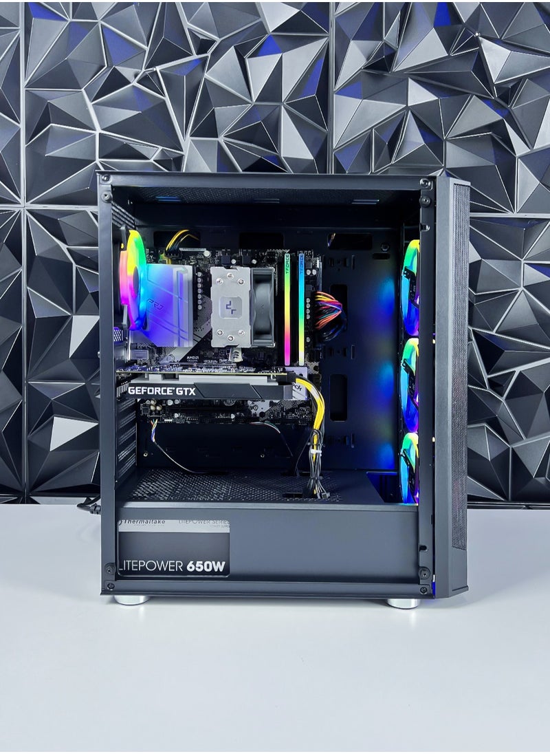Game Sekret Smartpack Gaming PC - Intel Core i5-11400F Processor | NVIDIA RTX 3050 6GB GPU | 16GB DDR4 RAM | 500GB M.2 NVMe SSD + 1TB HDD | Air Cooler | WiFi/Bluetooth Ready | Windows 11 Pro | Game Sekret Desktop Computer Tower  - Image 2