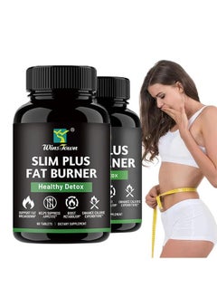 Slim Plus Fat Burner for Women 60 Tablets, Burning Fat Weight Loss Capsules, Fat Breakdown, Health Detox, Burn Fat and Tone Up, Dietary Supplement