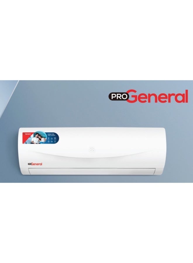 PRO GENERAL 1.5 Ton Rotary Split AC, Highly Efficient Cooling Air Conditioner with T3 Tropical Compressor, R410a Gas, Remote control, Super Cool, Low Noise With gold fins PRG18SAC - WHITE (No Installation) - Image 1
