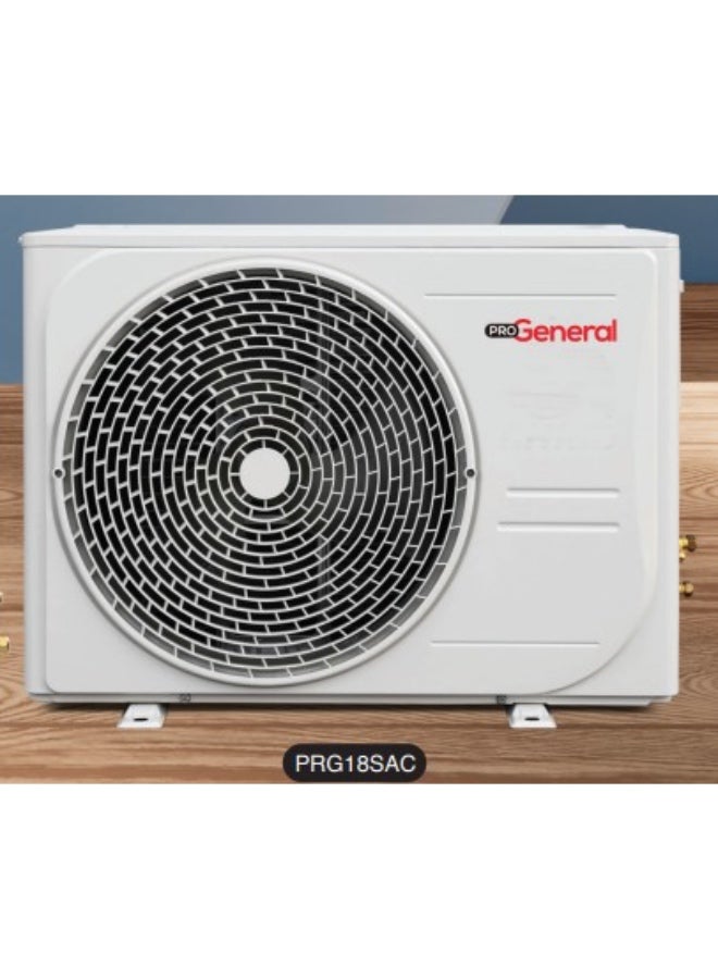 PRO GENERAL 1.5 Ton Rotary Split AC, Highly Efficient Cooling Air Conditioner with T3 Tropical Compressor, R410a Gas, Remote control, Super Cool, Low Noise With gold fins PRG18SAC - WHITE (No Installation) - Image 4