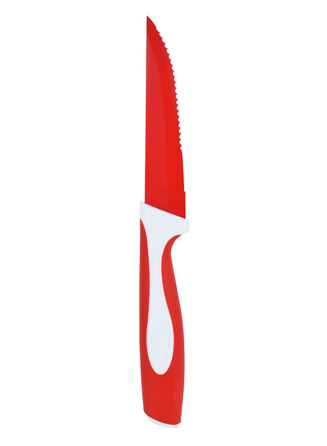 Prestige Steak Knife Red/Brown 4inch - Image 4