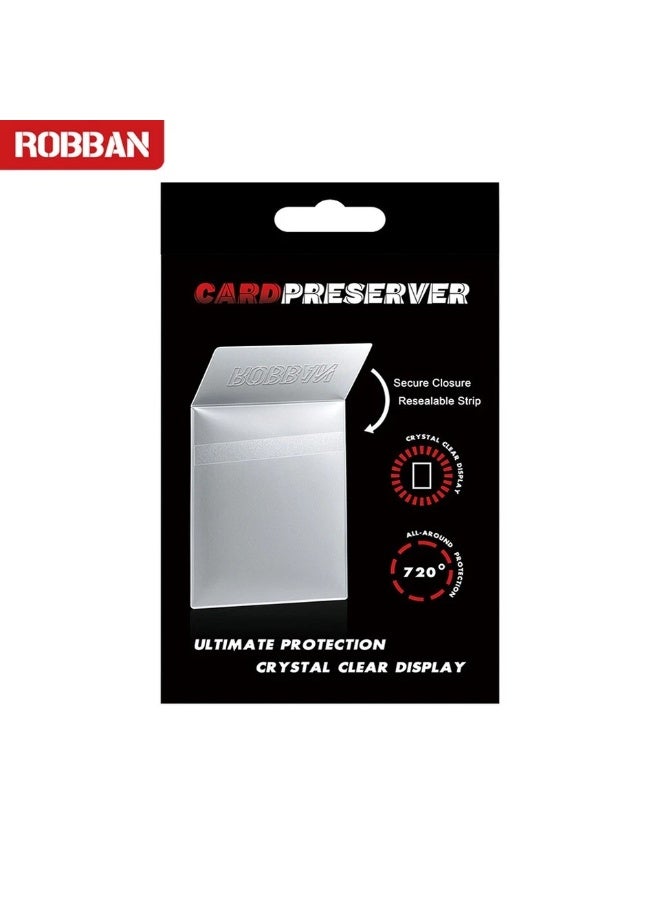 ROBBAN 35-75PT Postcard Screwdown Card Holder Top loader Robban Card Presver Set of 20 - Image 2