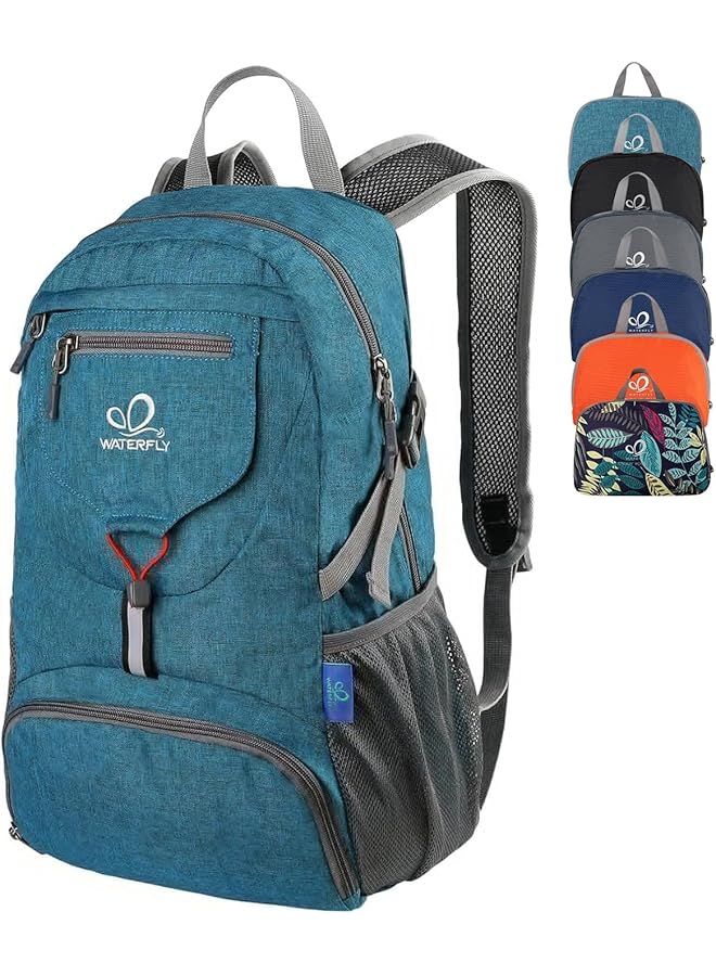 WATERFLY Small Lightweight Packable Backpack: 20L Ultra Light Foldable Travel Hiking Camping Daypack Day Pack For Man Woman - Image 1