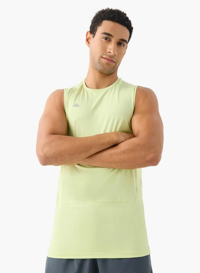 كابا تيشيرت بدون أكمام بطبعة شعار كابا