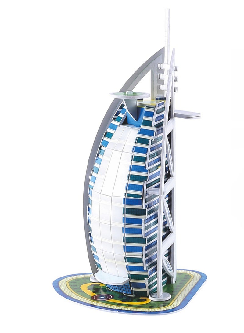 World Famous Building Puzzle Dubai Burj Al Arab Children's Toys - Image 2