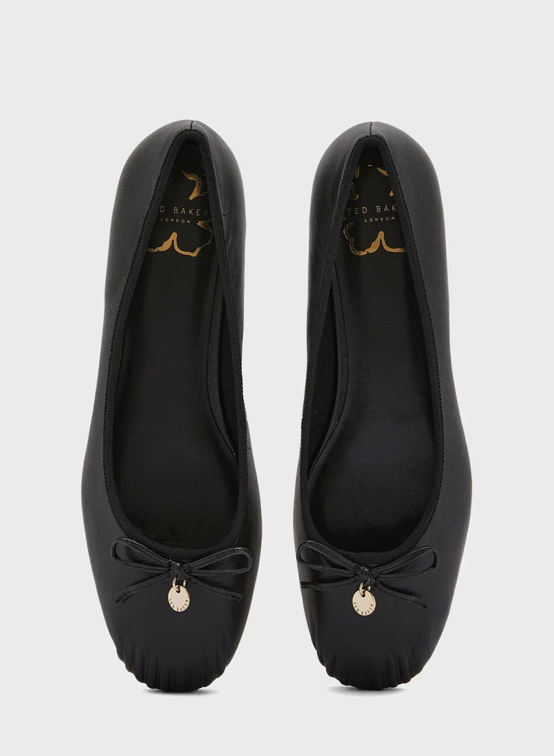 Ted Baker Bow Ballet Pump Shoes