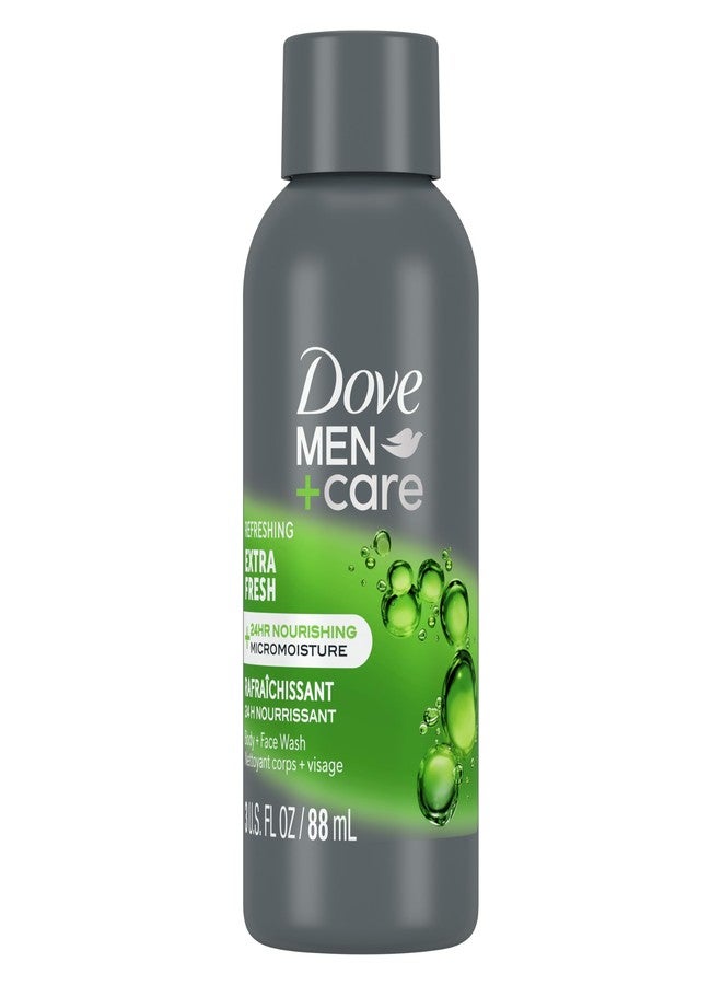 Dove Men+Care DOVE MEN + CARE Refreshing Extra Fresh with 24-Hour Nourishing Micromoisture Technology Body Wash for Men 3 oz - Image 1