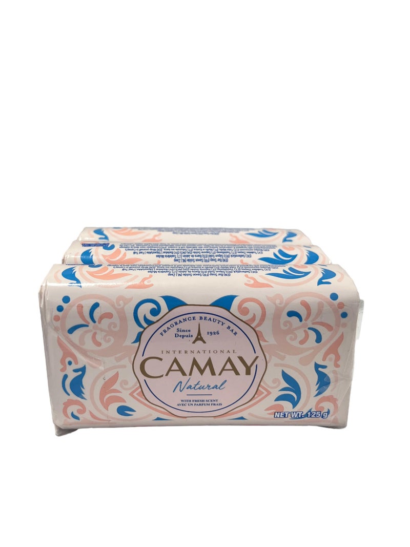 Camay Soap 3Ct X 125G Naturel