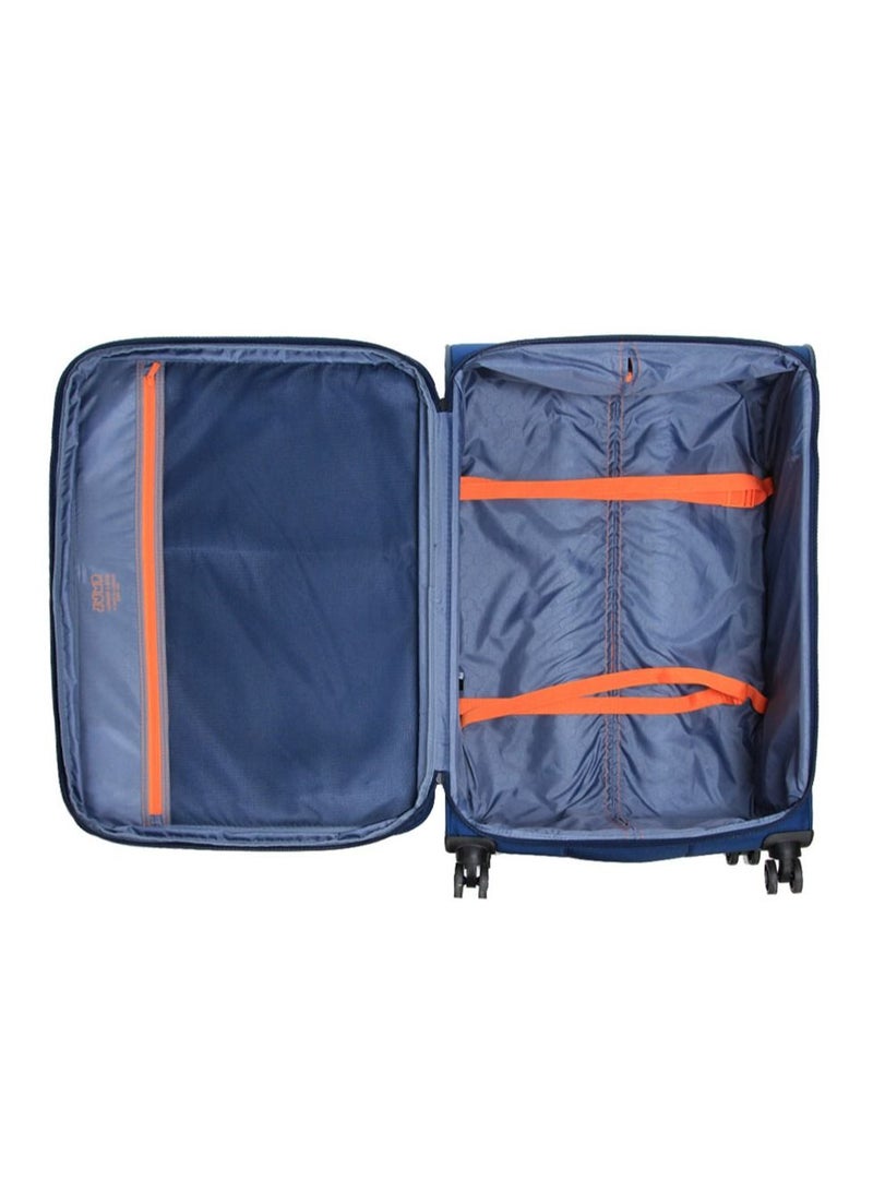 Jump Moorea 2 Soft Expandable Suitcase Luggage Trolley 76 cm Large Navy Blue - Image 3