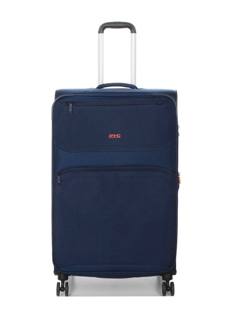 Jump Moorea 2 Soft Expandable Suitcase Luggage Trolley 76 cm Large Navy Blue - Image 2
