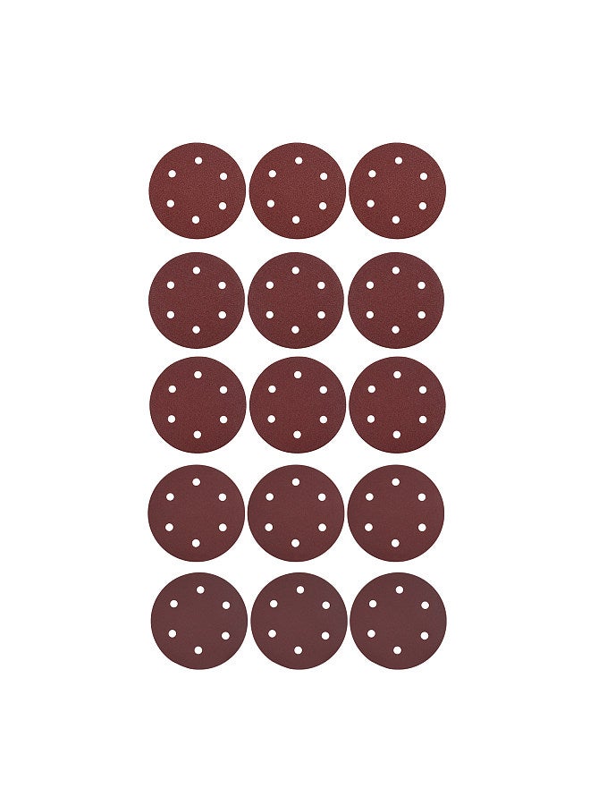 15PCS 9 Inch 6 Hole Hook and Loop Adhesive Sanding Discs Sandpaper for Drywall Sander 40 60 80 180 240 Grits  - Image 1