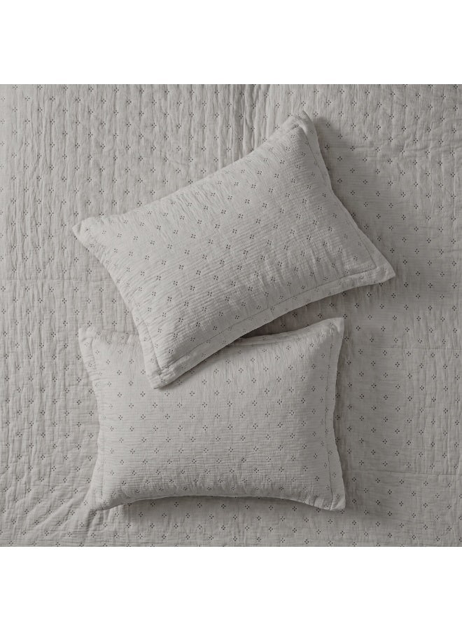 Morano Elegence 3 pieces Bedspread set 260 X 240 cm 2 pillow cases 50 X 70 | Hollow Fiber Fill, Ultrasonic Quilting, 2 Pillowcases Included, Machine Washable, 3-Ply Construction - Image 2