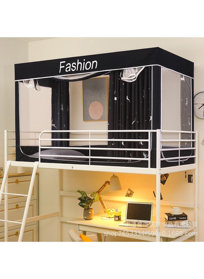 Bluejw 2023 Student Upper And Lower Bed Dormitory Shading Mosquito Net College Student Dormitory Shading Curtain Three-door Mosquito Net Wholesale - Image 1