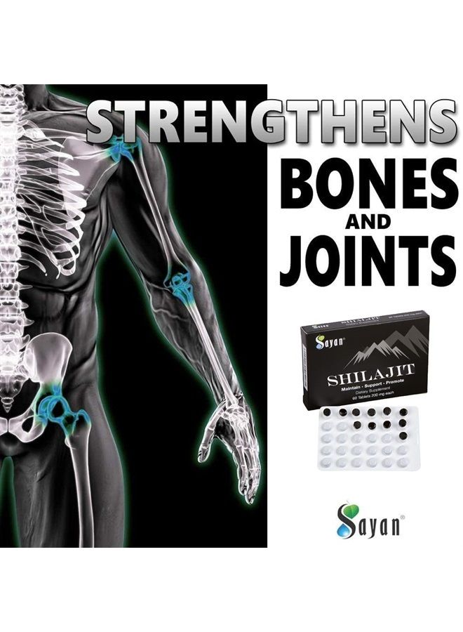 sayan Pure Shilajit Genuine Black Resin Mineral Pitch Tablets (1-2 Month Supply of 60 Organic Drops) Fulvic Acid & Trace Minerals Supplement for Immune Support, Natural Detox, and Energy Boost - Image 2