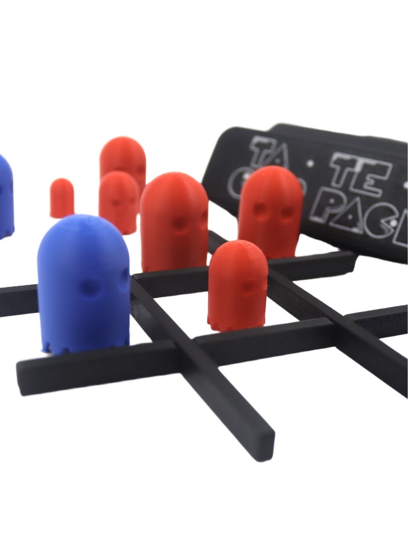 3D Brothers XO Pack Man Ghosts Edition of  Tic-Tac-Toe Game, Strategic Table Games, Puzzles and Intelligence Board Game.  - Image 3