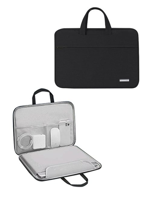 Waterproof and Durable Laptop Bag, Portable Computer Case with Multiple Independent Compartments, 180° Opening and Closing, Perfect for Daily Commuting, Remote Office, Business Travel