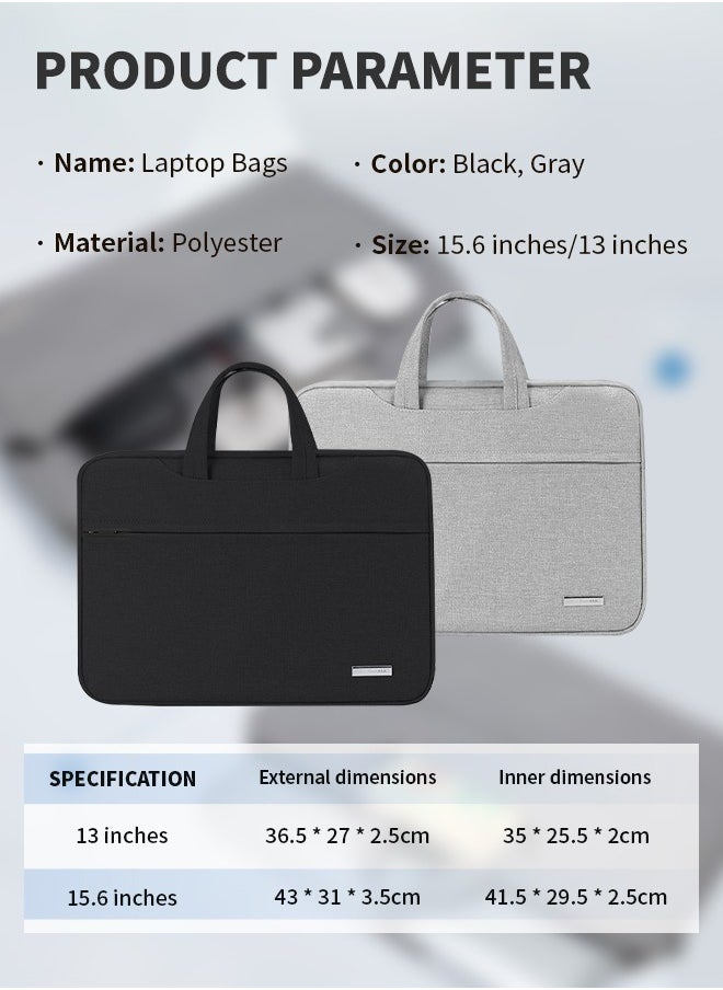 Generic - Waterproof and Durable Laptop Bag, Portable Computer Case with Multiple Independent Compartments, 180° Opening and Closing, Perfect for Daily Commuting, Remote Office, Business Travel - Image 1