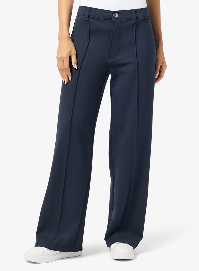 ريبلز مع نمشي Ladies Wide-Leg Chino Pant
