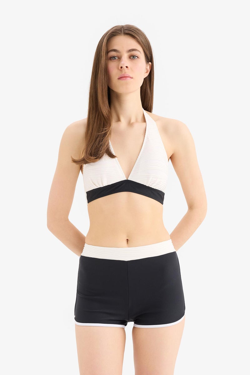 DeFacto Black Woman Fall in Love Regular Fit Bikini Bottom Casual - Image 1