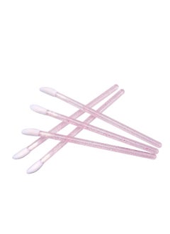 g2plus G2PLUS 300PCS Lip Brushes, Crystal Disposable Lip Brushes, Glitter Lip Gloss Applicators, Lipstick Gloss Wands Applicator Makeup Tool Kits for Lipstick and Lip Gloss (Pink)  - Image 2