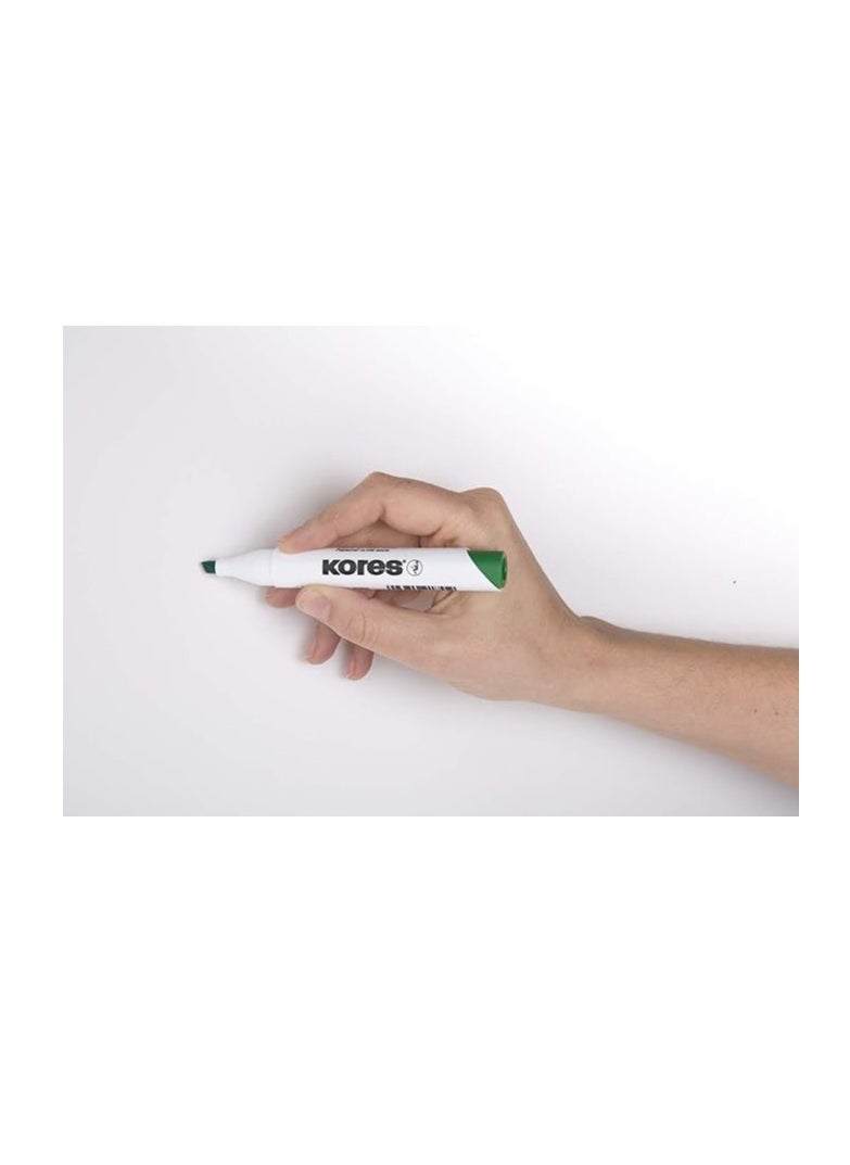 Kores Whiteboard Marker Red Chiesel XW2, Pack of 12 (20850)  - Image 3