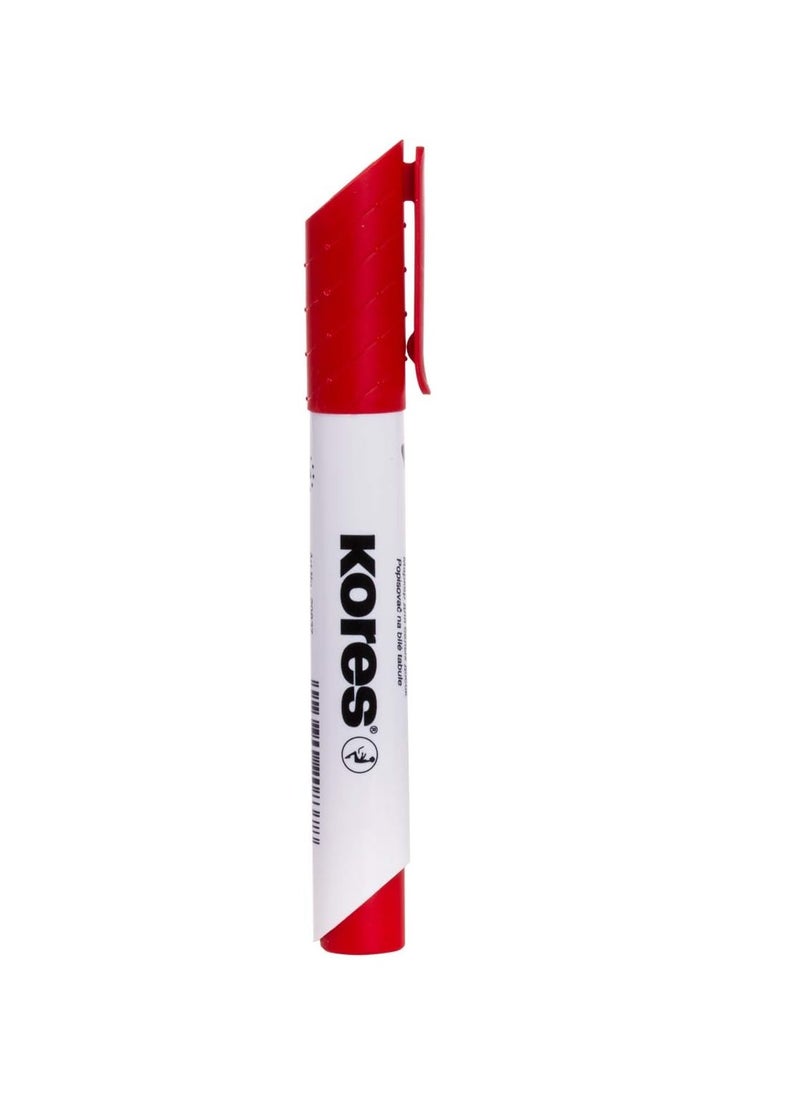 Kores Whiteboard Marker Red Chiesel XW2, Pack of 12 (20850)  - Image 4