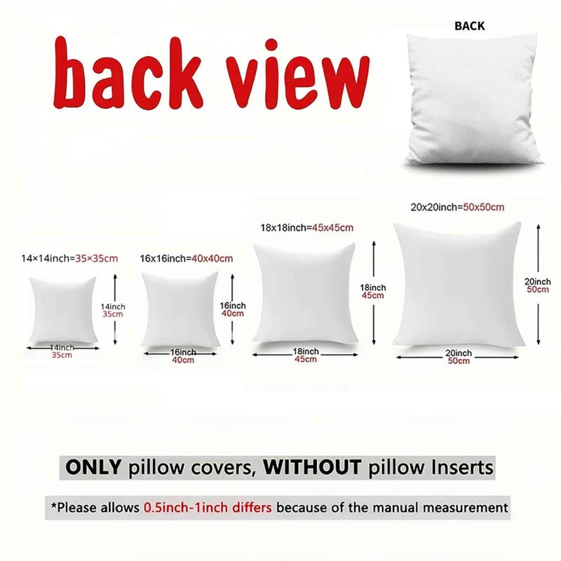 4pcs 16x16in Nautical Coastal Cushion Covers Great Blue Heron Seashore Map Print - Image 3