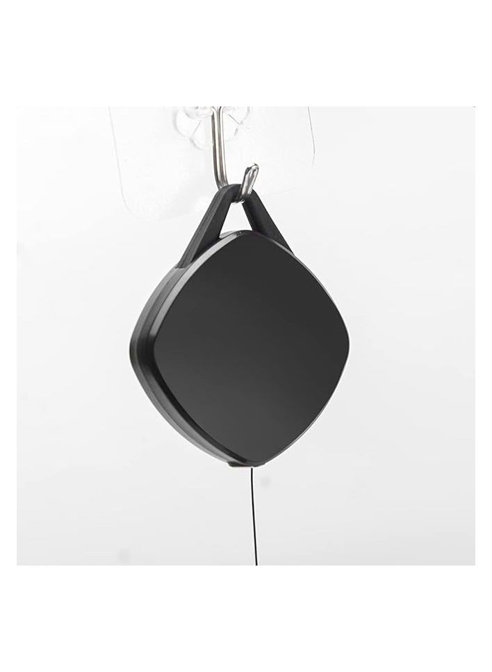 KASTWAVE VR Cable Management System, Ceiling Hooks with Retractable Carabiner, Retractable Ceiling Pulley System for Oculus Quest/Quest 2/HTC Vive/Vive Pro/Oculus Rift/Rift S[3 Packs,Black] - Image 3