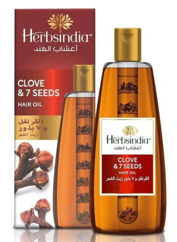 هيربس إنديا زيت الشعر بالقرنفل و 7 بذور - 280 مل - Image 1