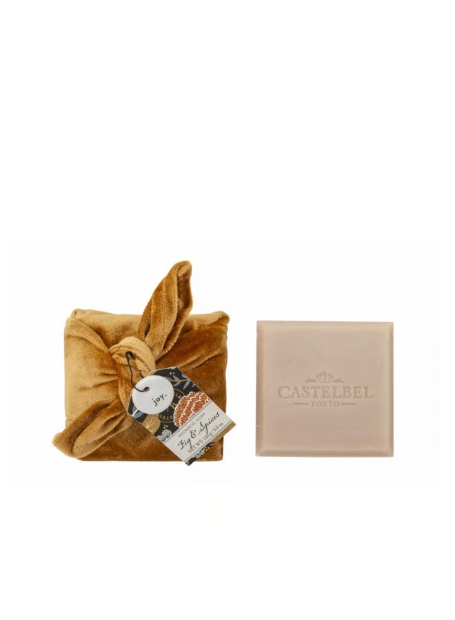 Castelbel Fig & Spices Soap Bar in Velvet 150g - Image 1