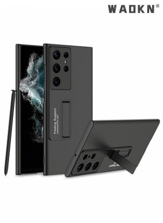 For Samsung Galaxy S22 Ultra Case, S22 Ultra Slim Stand Case, Galaxy S22 Ultra Case Supports Wireless Charging [Adjustable Stand, Anti-Drop, Anti-Fingerprint, All-Around Protection] - Black - pzsku/Z4EA1C8ABB041CE0B5C44Z/45/_/1699953762/a7b04538-41f2-4d33-92f0-5c261c9e8c86