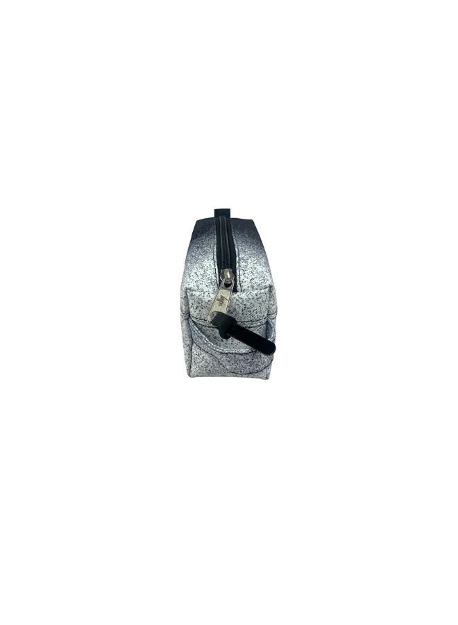 JUST HYPE Original Pencil Pouch - Black&White Speckle Fade