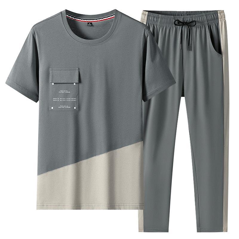 High Quality Men's Short-sleeved T-shirt Summer New Men's Casual Loose Large Size Cotton T-shirt Fashionable Wear Men's Non-ironing T-shirt - Image 4
