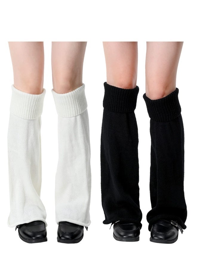 Ribbed Leg Warmers Crochet Long Kawaii Boot Socks for Party Dance Sports Yoga Accessories - Image 1
