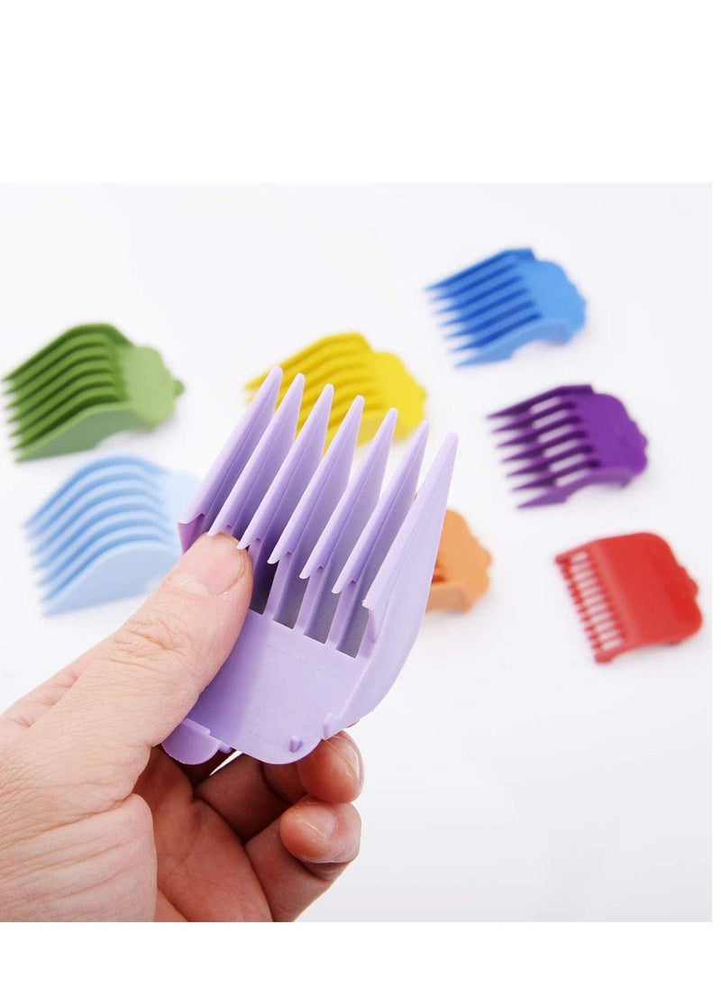 Y&D 8 Color Professional Hair Trimmer/Clipper Coded Cutting Guides/Combs #3171-500 – 1/8” to 1” -Great for Most Size Clippers/Trimmers  - Image 2