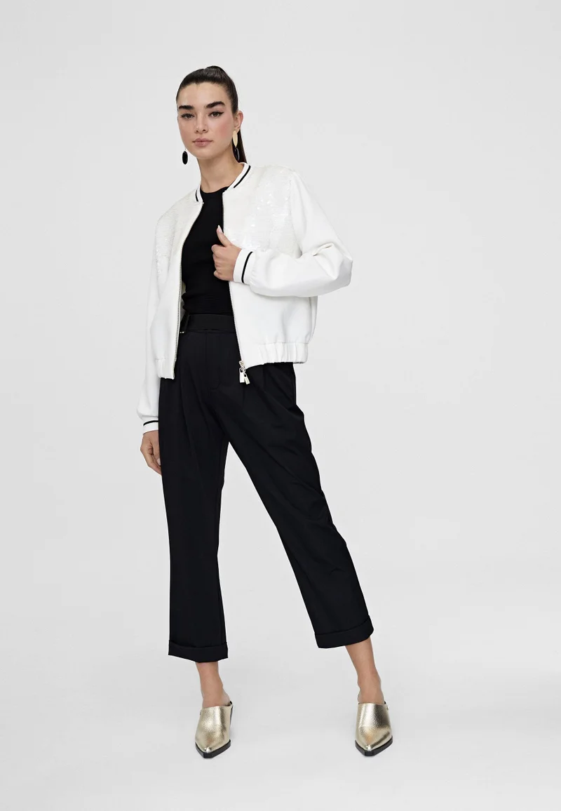 Lola Casademunt Zip-up sweatshirt with sequins