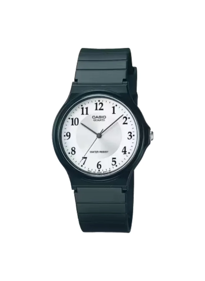 كاسيو Unisex Analog Display Watch With Black Resin Strap - MQ-24-7B3