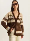 Bianco Lucci Coffee Brown