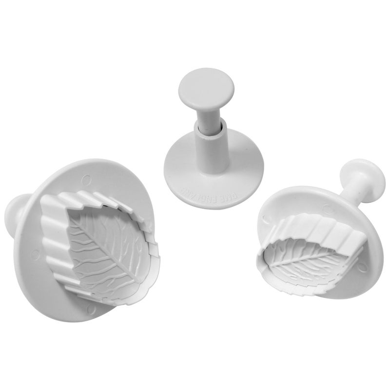 PME Plunger Cutters  Veined Rose Leaf - Image 1